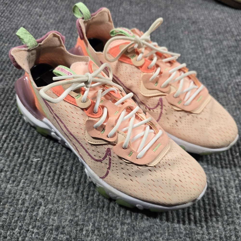 Nike NSW React Vision Womens 10.5 Crimson Tint Desert‎ Berry Green CI7523-800